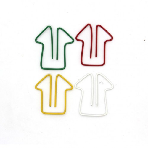24E - Paper Clips House Shaped Clamp for Art Crafts School Office Assorted Color 50PCs