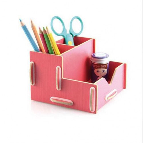 Asda Multifunction Wood Diy Pen Holder Holders One Rose