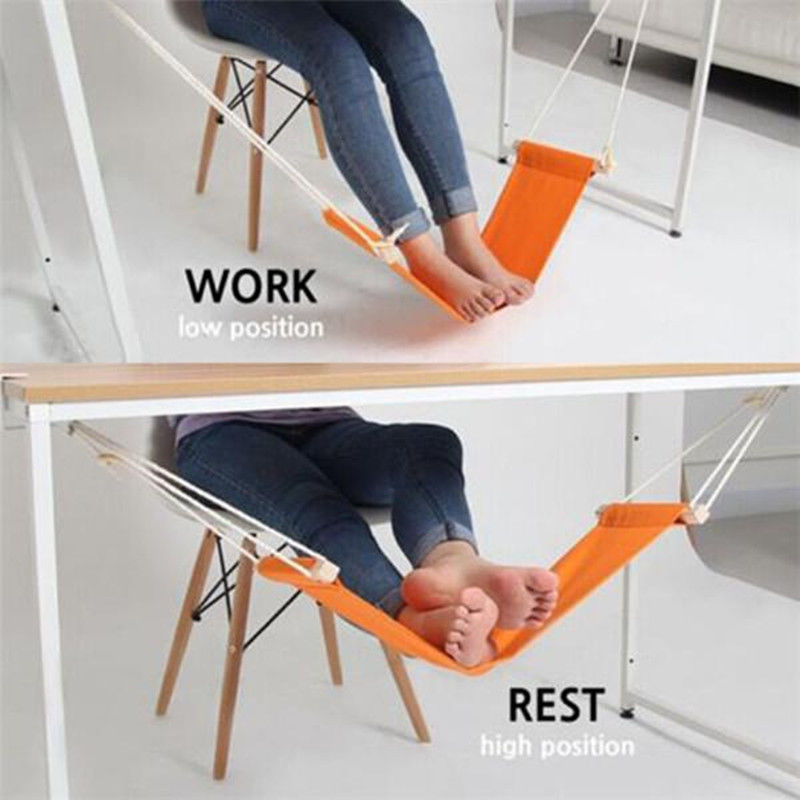 Fuut Foot Rest Under Office Footrest Mini Orange
