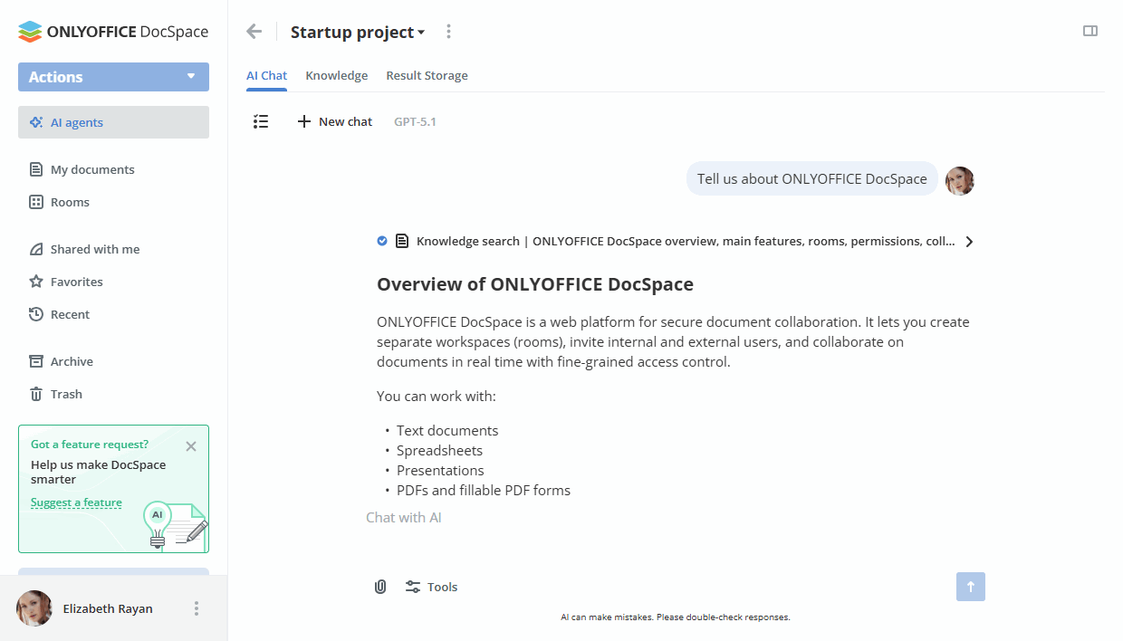 Meet ONLYOFFICE DocSpace 3.6 with AI agents for a new level of intelligent assistance to your daily tasks